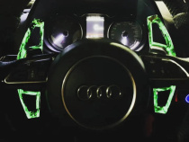 Audi RS3/RS4/RS5/TTRS/R8 Forged Carbon Paddlar Självlysande